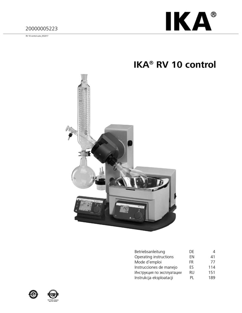 IKA RV 10 control User manual