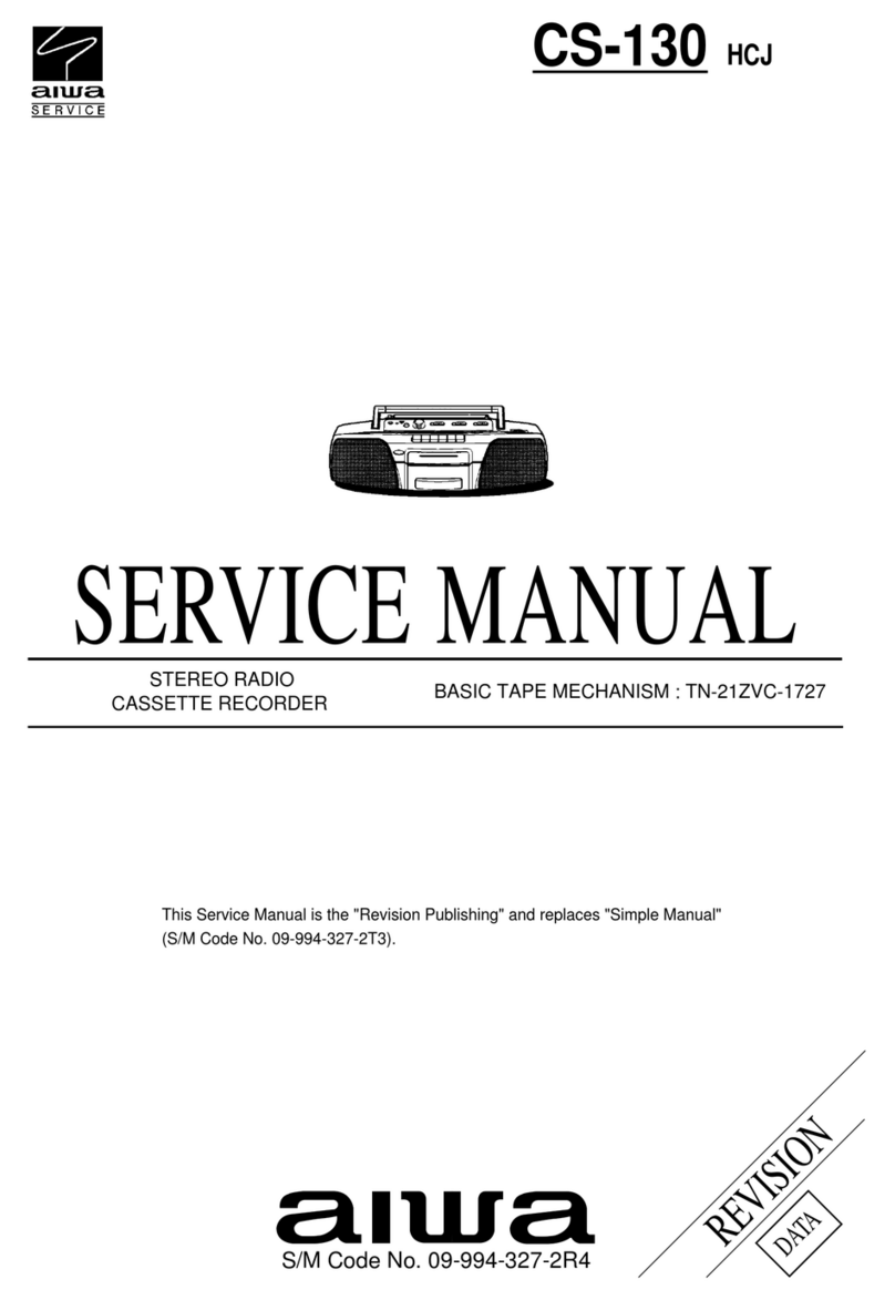 Aiwa CS-130 User manual