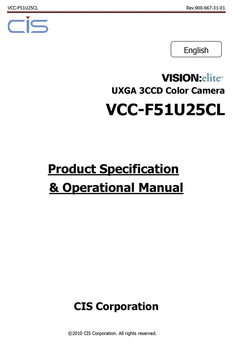 CIS VCC-F51U25CL Quick start guide