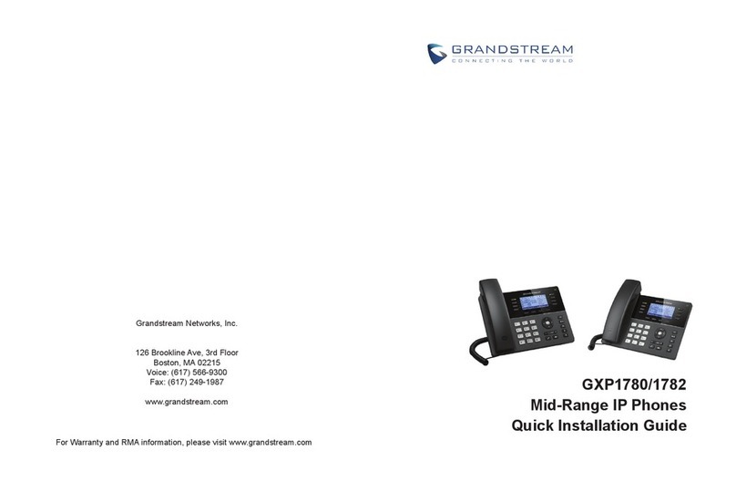 Grandstream Networks GXP1780 User manual