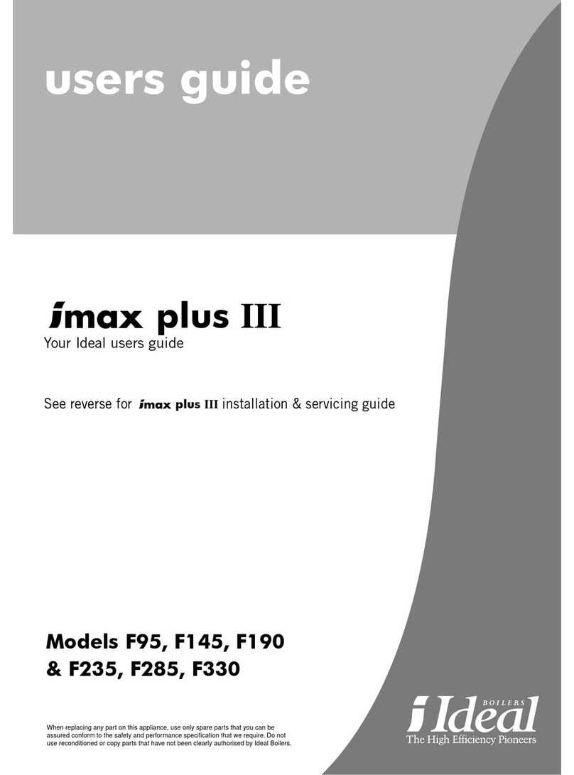 IDEAL imax plus iii F95 User manual IDEAL imax plus iii F95 User manual