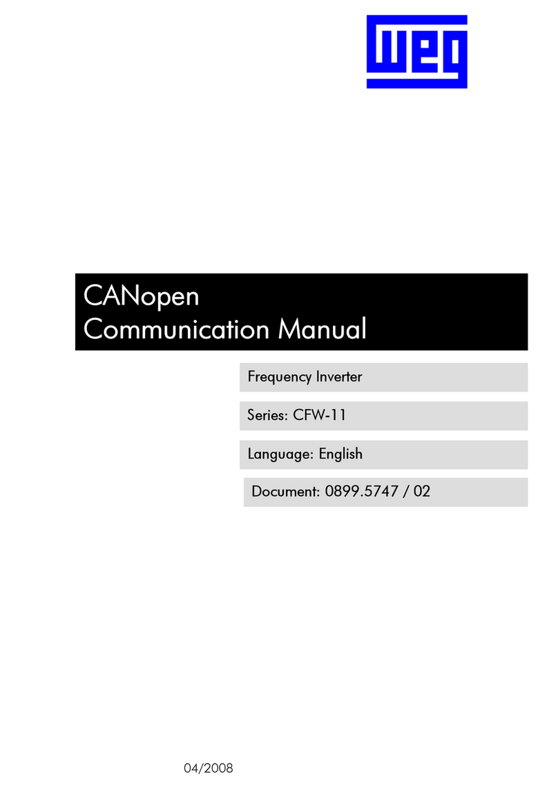WEG CFW-11 Series Use and care manual WEG CFW-11 Series Use and care manual