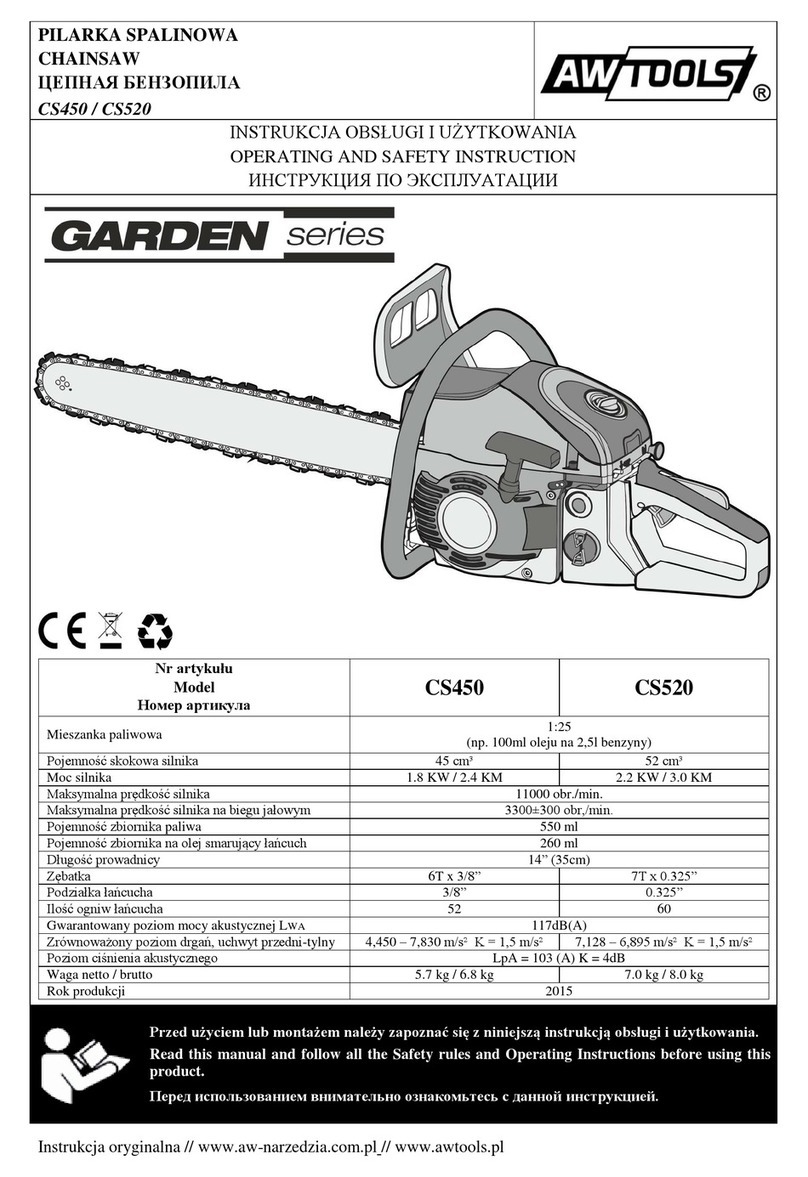 AW Tools CS450 operating instructions