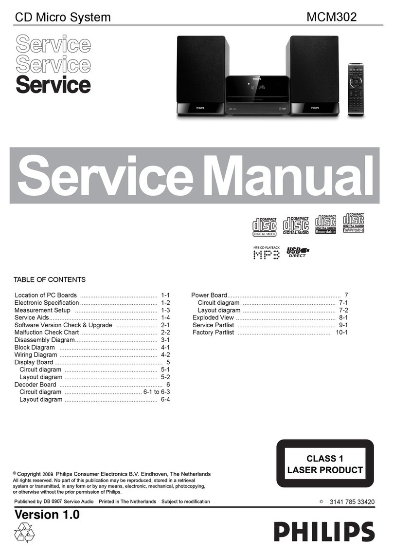 Philips MCM398D Series User manual