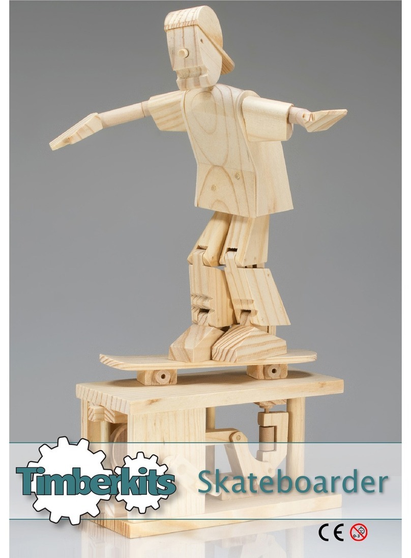 Timberkits Skateboarder instructions