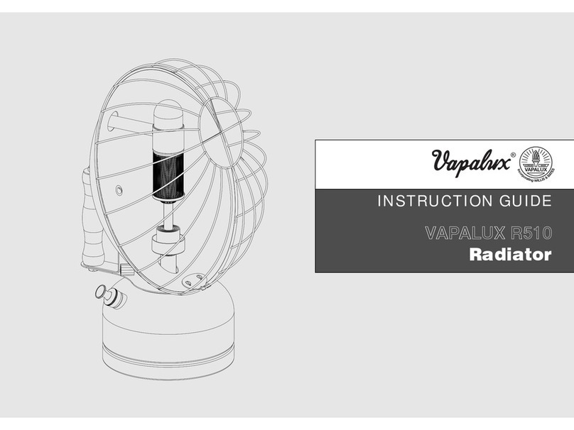 Vapalux R510 Instruction guide