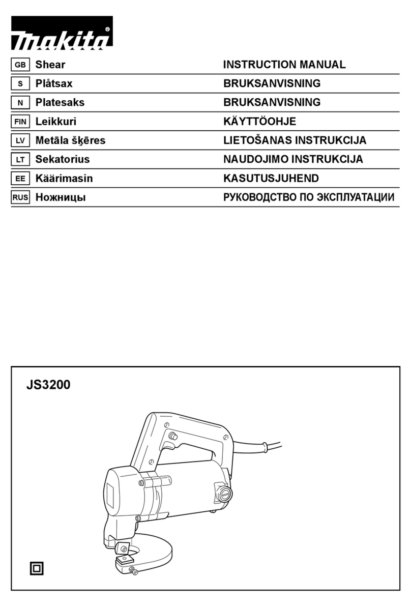 Makita JS3200 User manual Makita JS3200 User manual