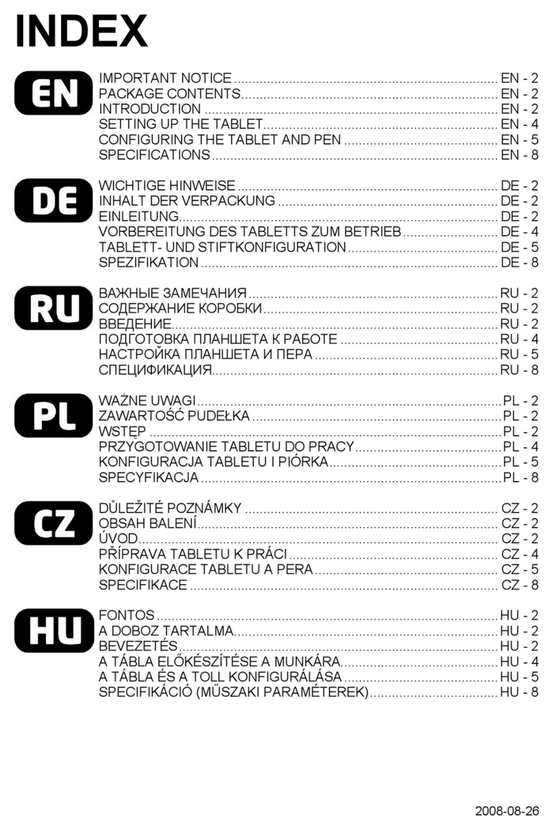 Pentagram Virtuoso P 2005 instruction manual