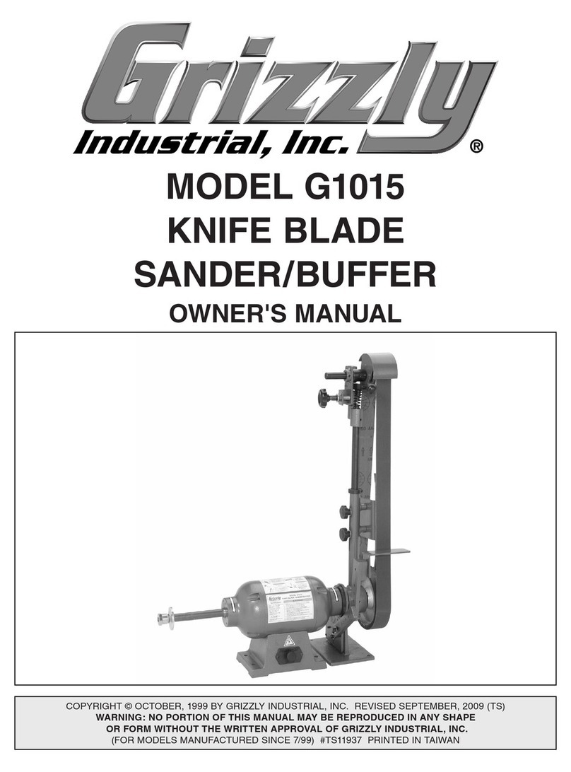 Grizzly G1015 User manual