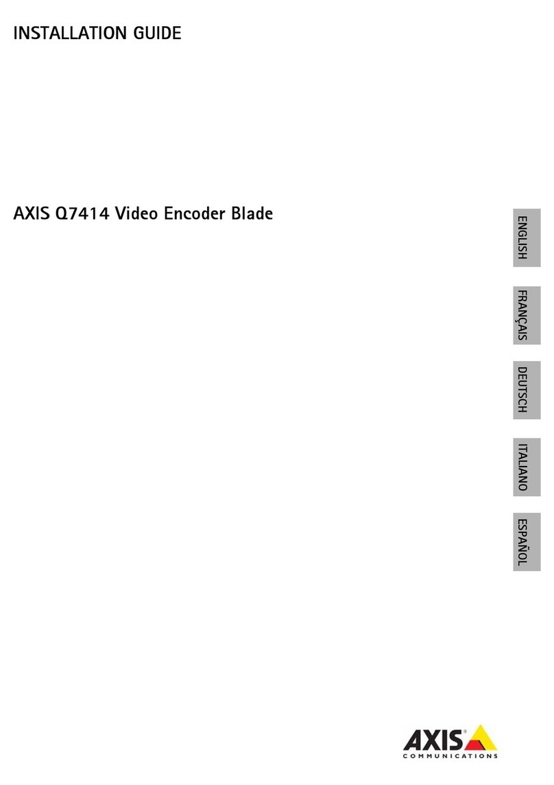 Axis Q7414 installation guide
