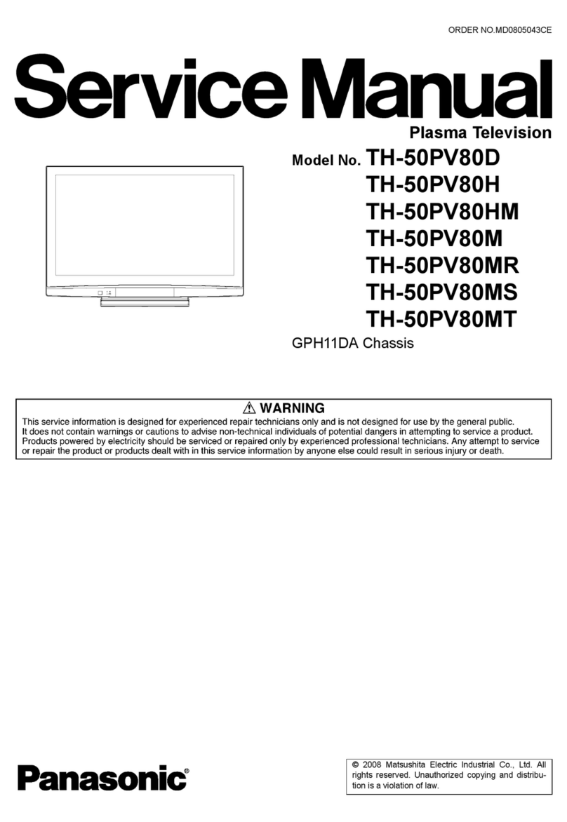 Panasonic TH-50PV80D User manual