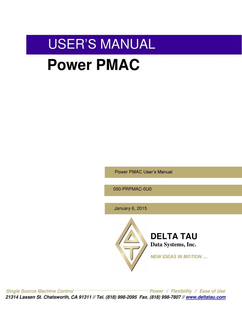 Delta Tau PMAC User manual
