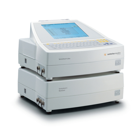 Sartorius Sartocheck 4 plus User manual