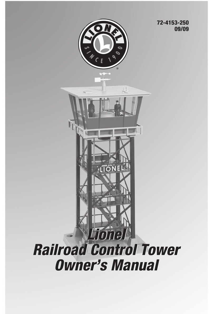 Lionel Railroad Control Tower User manual