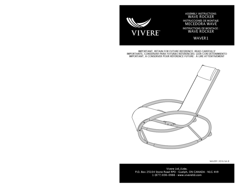 Vivere WAVE ROCKER Assembly instructions