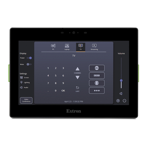 Extron electronics TLP Pro 720M User manual