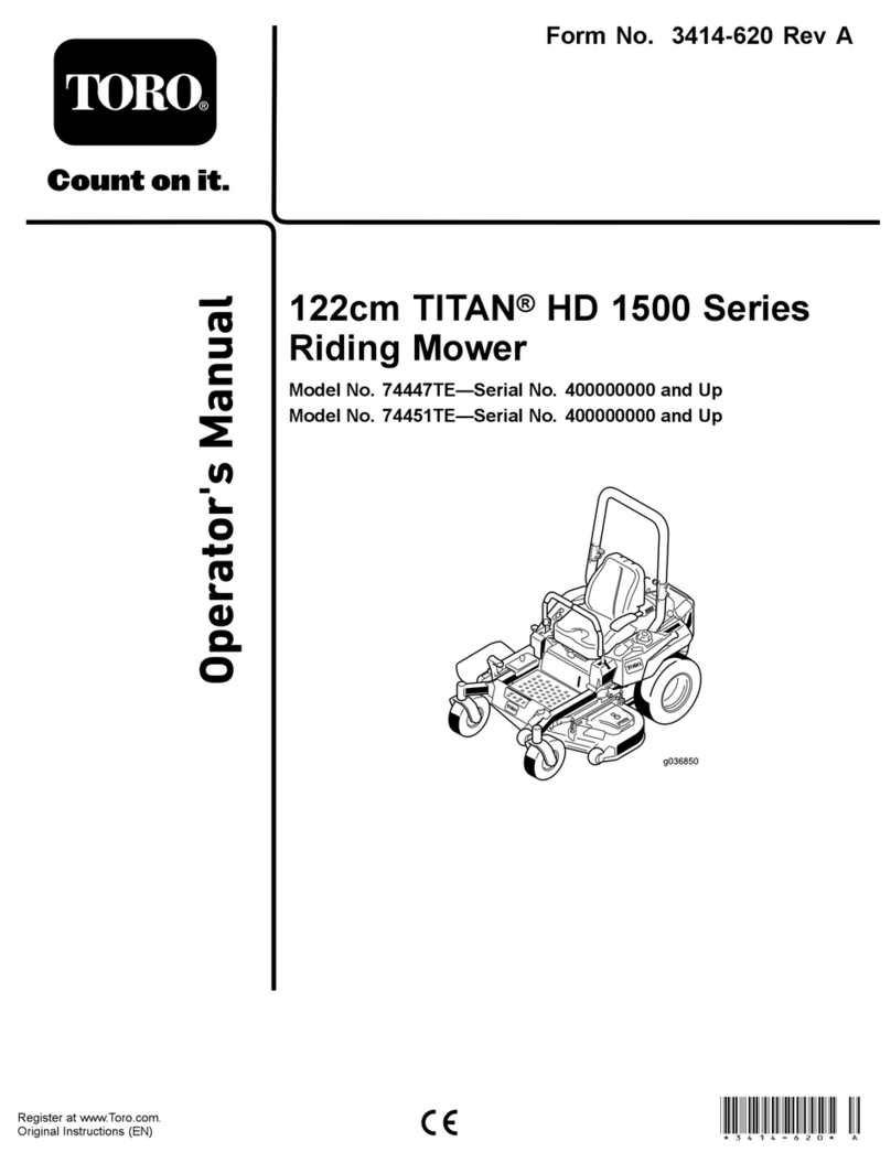 Toro 74447TE User manual