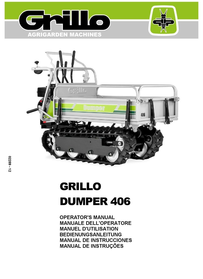 Grillo DUMPER 406 Operator's manual