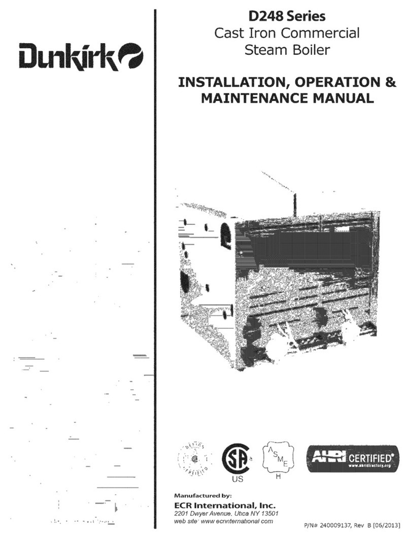 Dunkirk D248 Series Installation operation & maintenance Dunkirk D248 Series Installation operation & maintenance