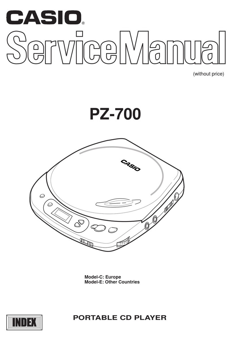 Casio PZ-700 Service manual