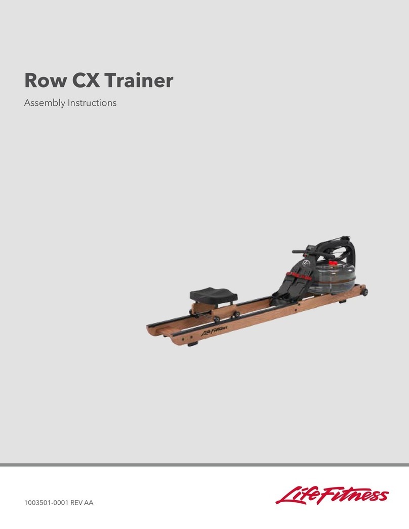 Life Fitness Row CX Trainer Assembly instructions