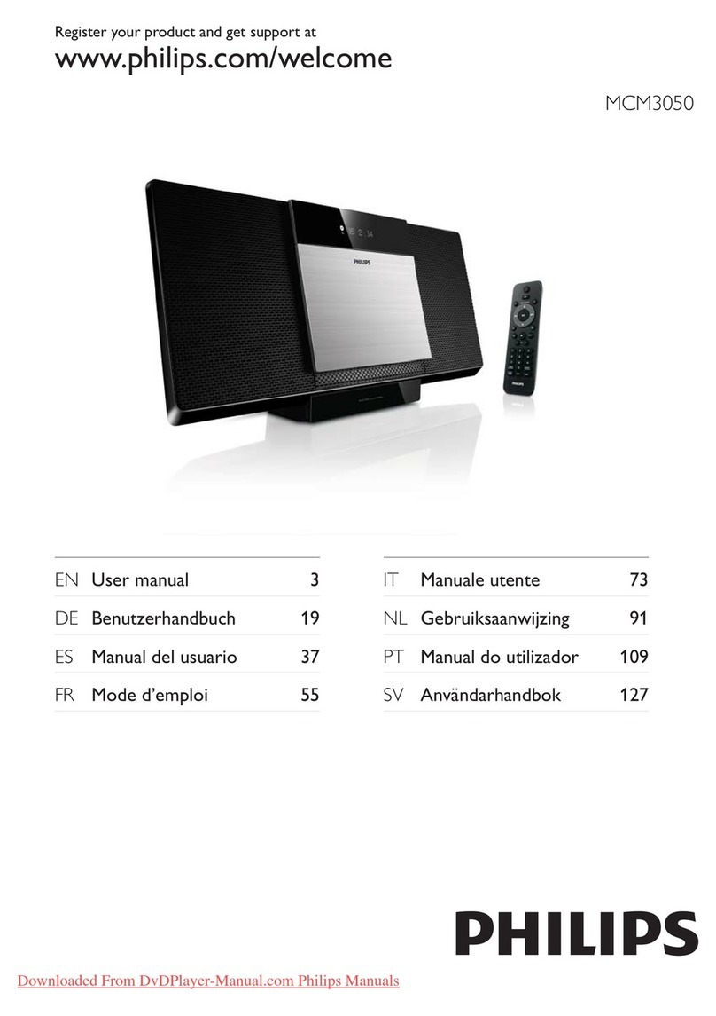 Philips MCM3050 user manual