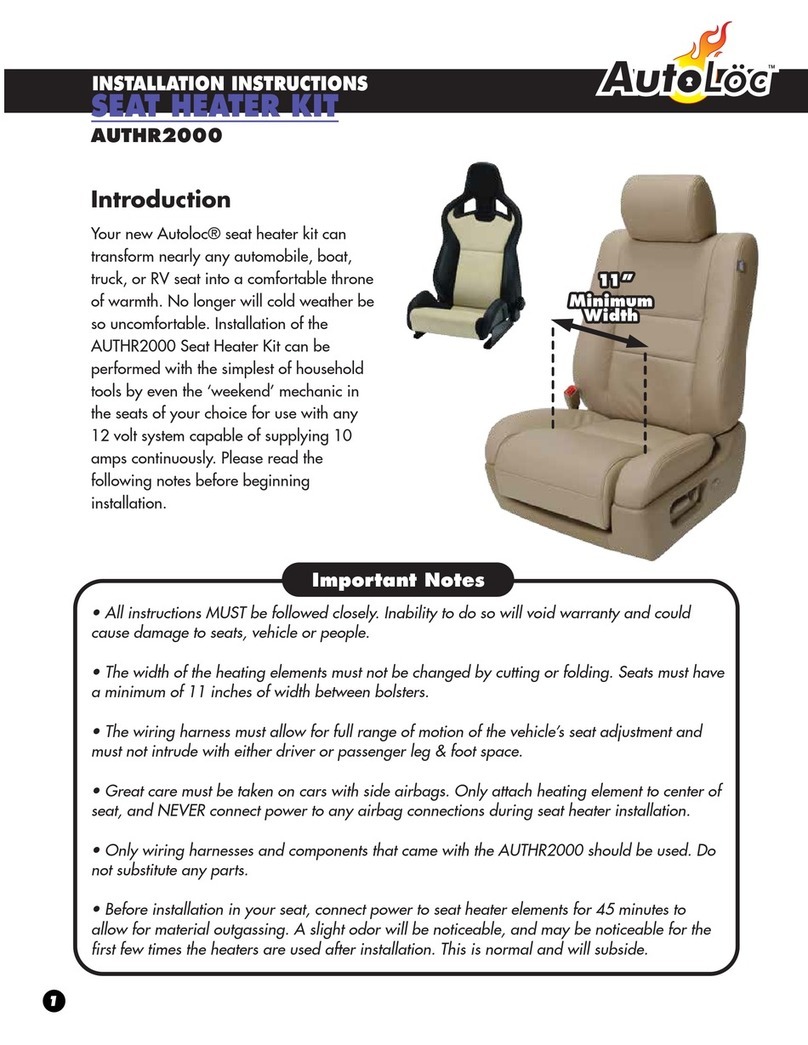 AutoLoc AUTHR2000 installation instructions