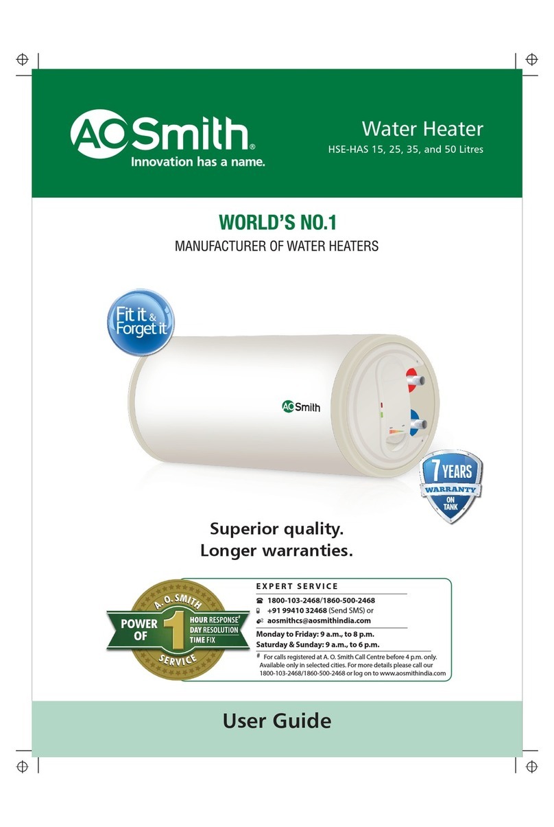 A.O. Smith HSE-HAS user guide
