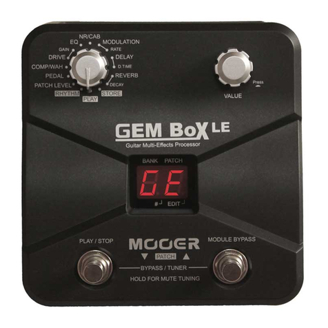 Mooer GEM Box User manual