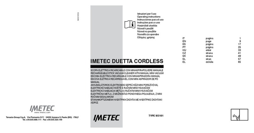 Imetec M3101 Instructions for use