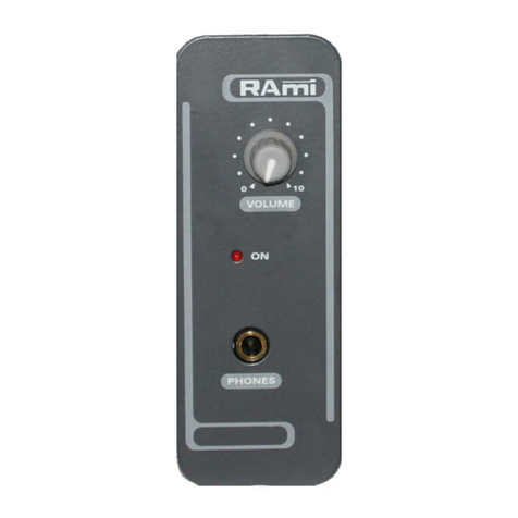 RAM PCS300 User manual