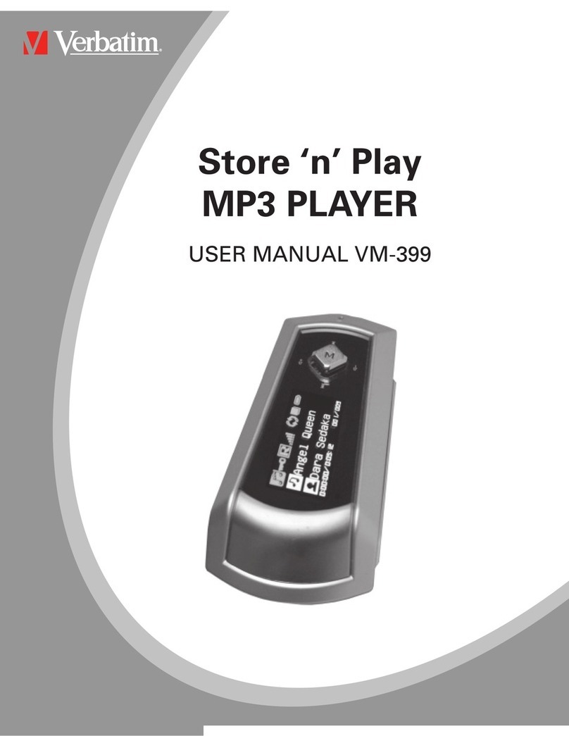 Verbatim Store 'n' Play VM-399 User manual