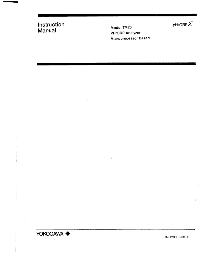 YOKOGAWA TM20 instruction manual