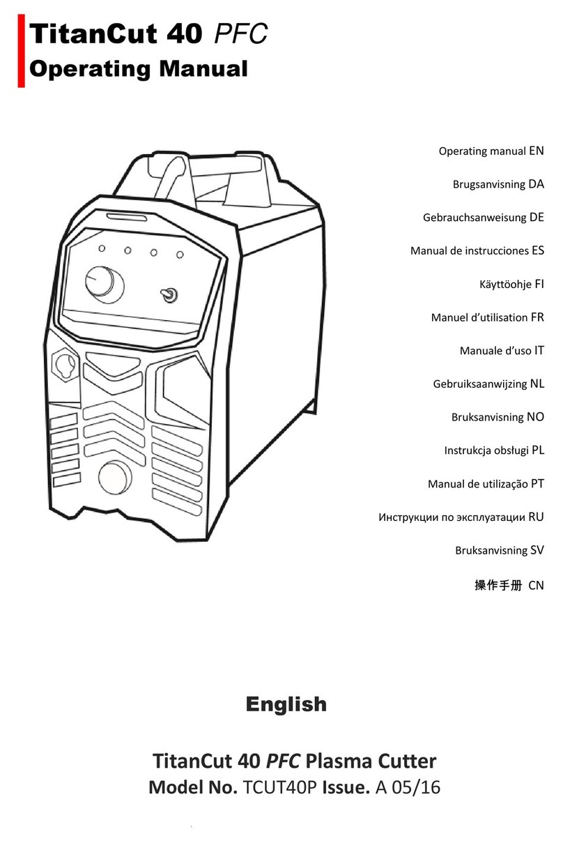 TITANCUT 40 PFC operating manual