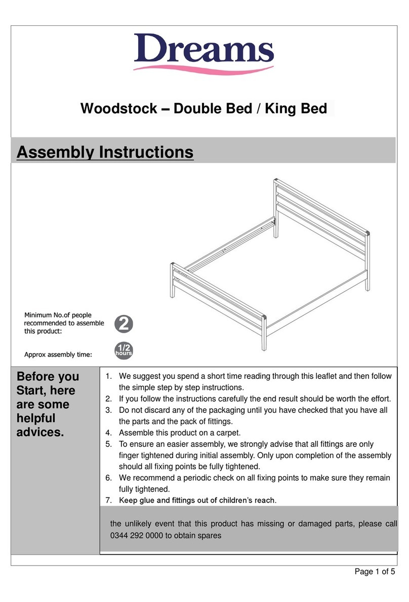 DREAMS WOODSTOCK User manual DREAMS WOODSTOCK User manual