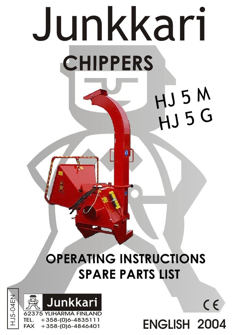 JUNKKARI HJ 5 M User manual