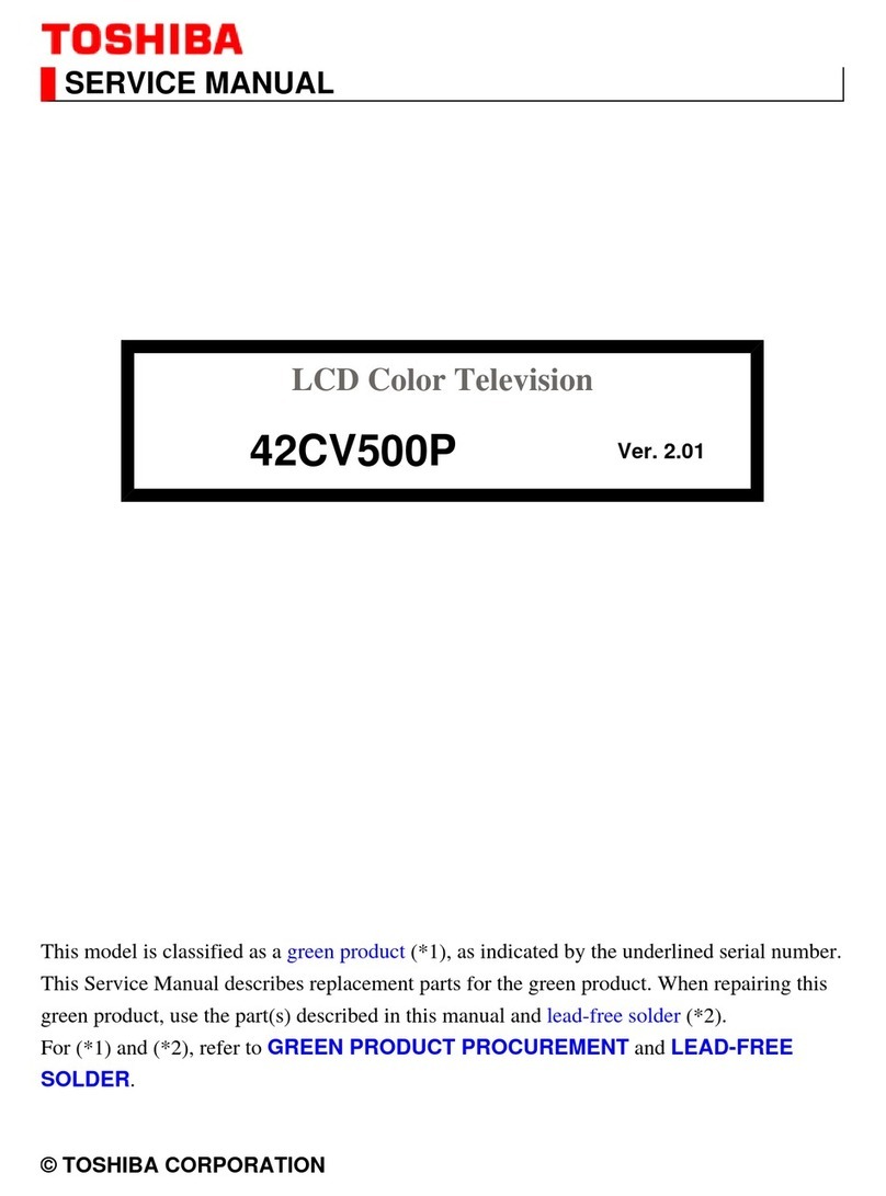 Toshiba 42CV500P User manual