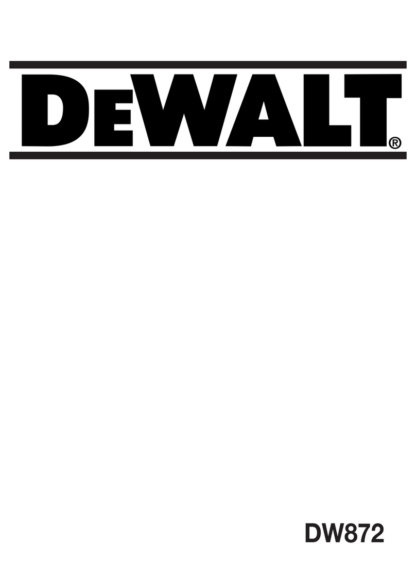 DeWalt Multi-Cutter DW872 User manual