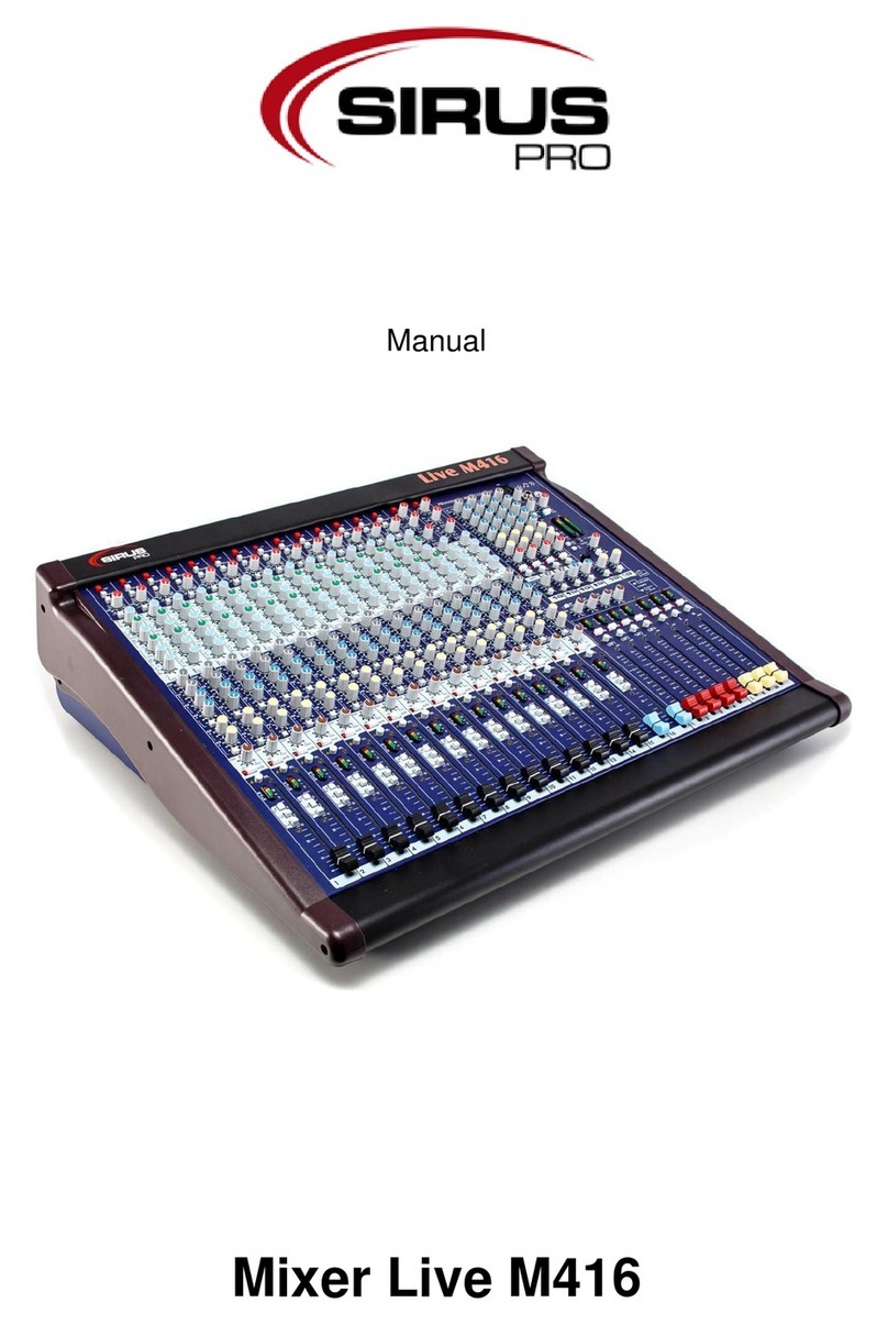 Sirus Live M416 manual