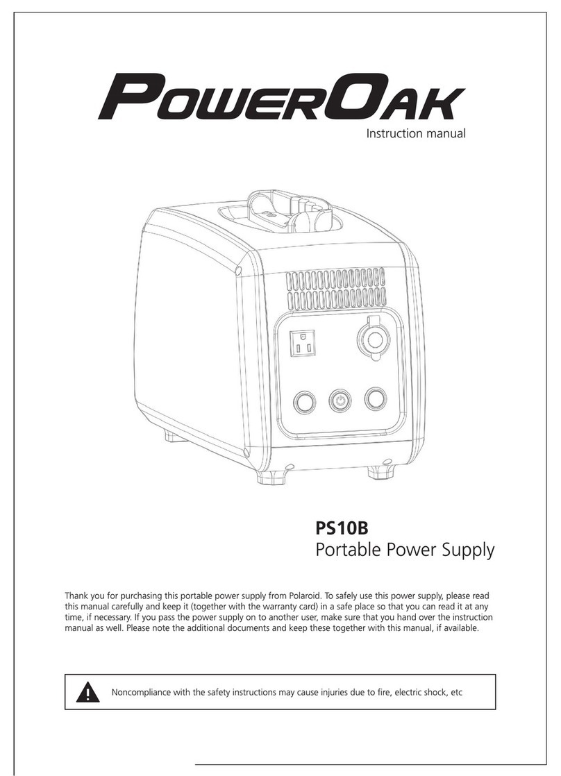 PowerOak PS10B instruction manual