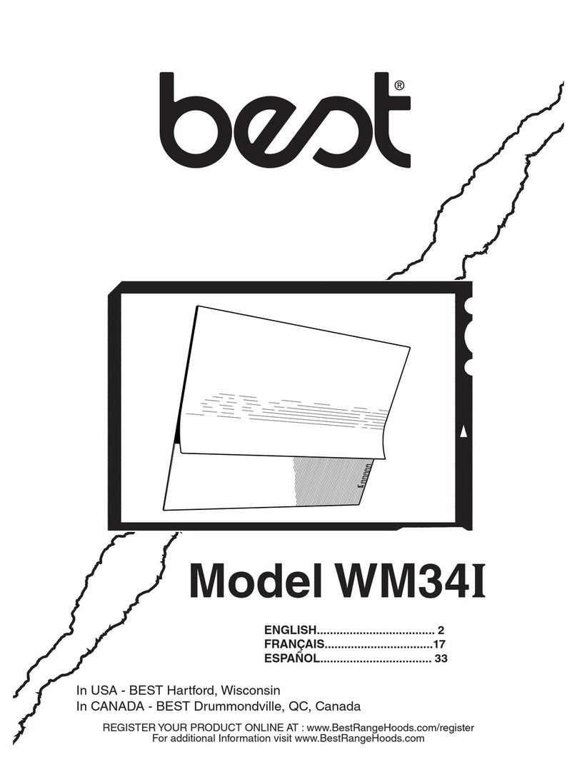 Best WM34I User manual
