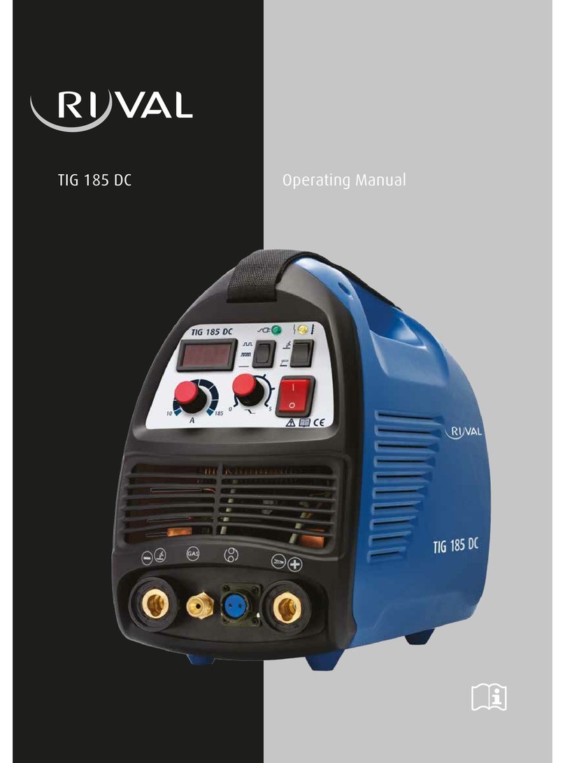Rival TIG 185 DC operating manual