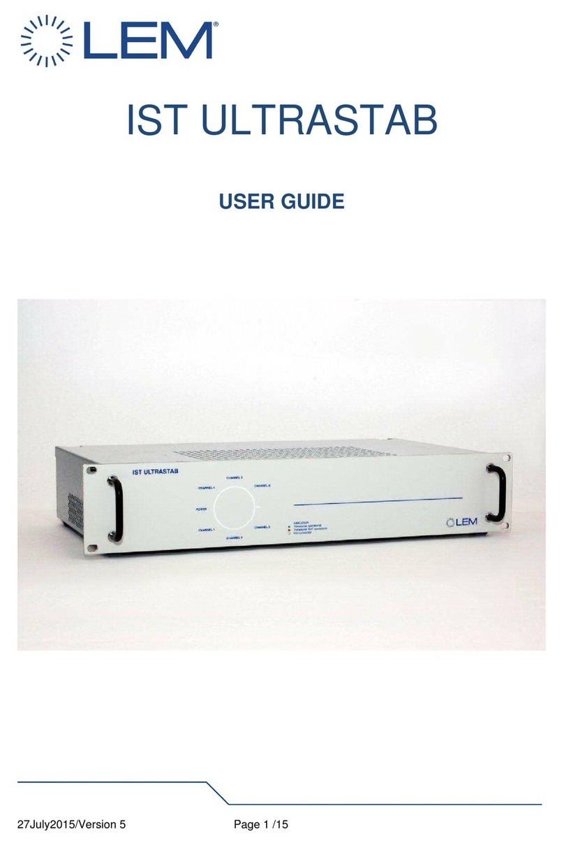LEM IST ULTRASTAB user guide