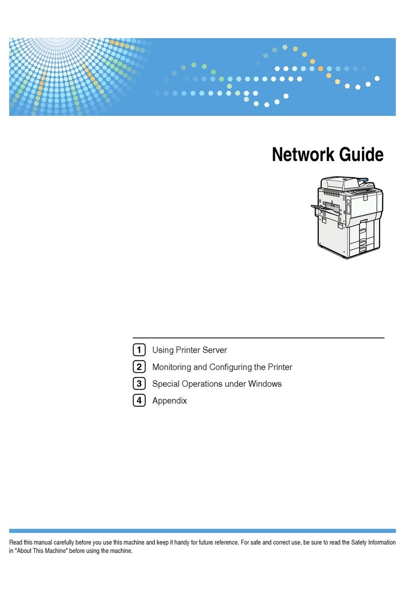 Ricoh MPC6000 Installation and maintenance instructions