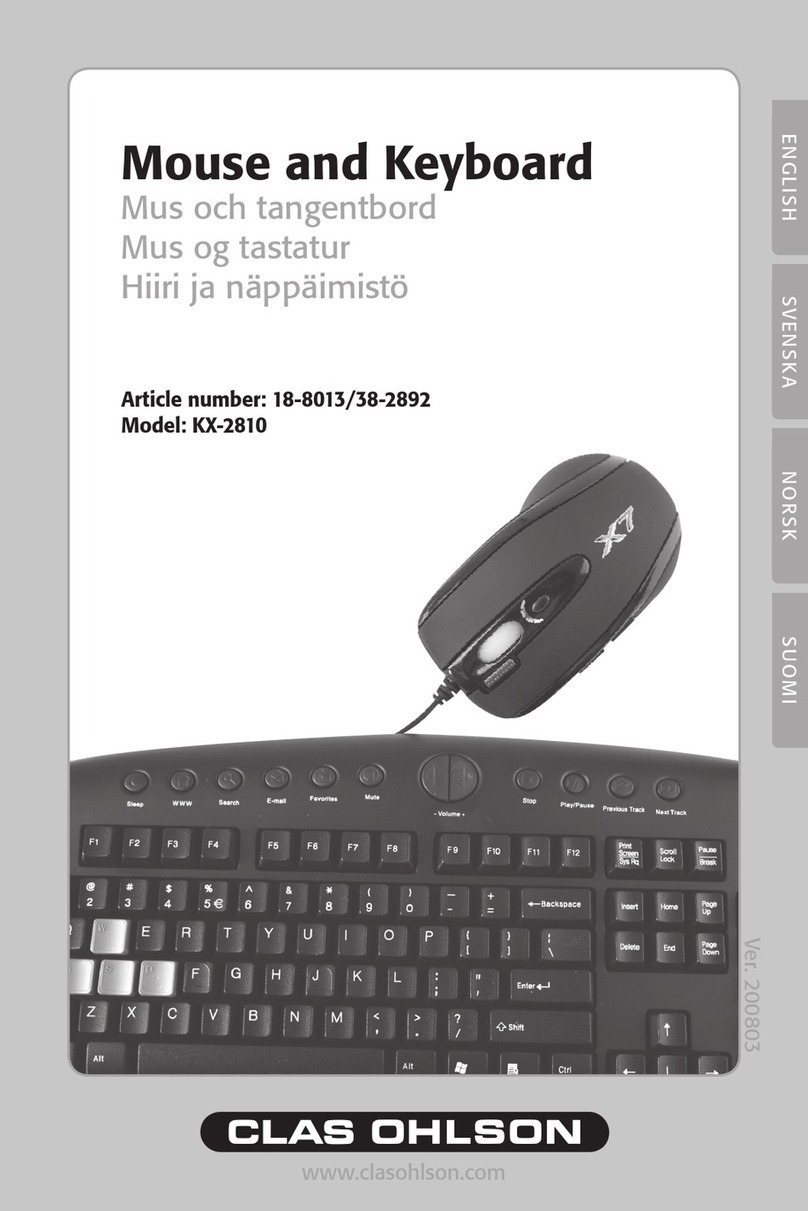 Clas Ohlson KX-2810 user manual