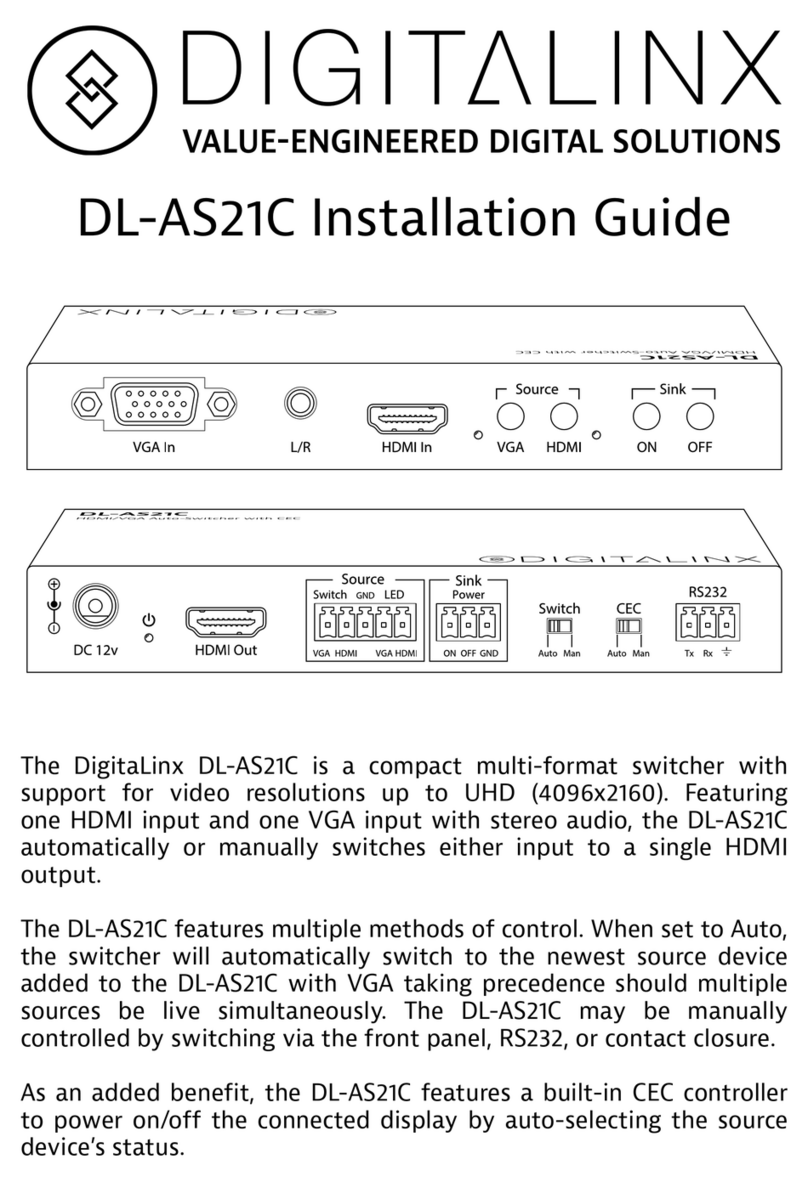 DigitaLinx DL-AS21C installation guide