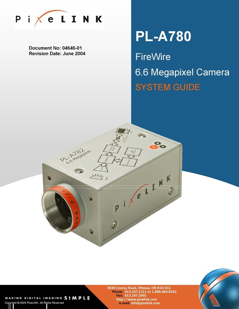 Pixelink PL-A780 System guide
