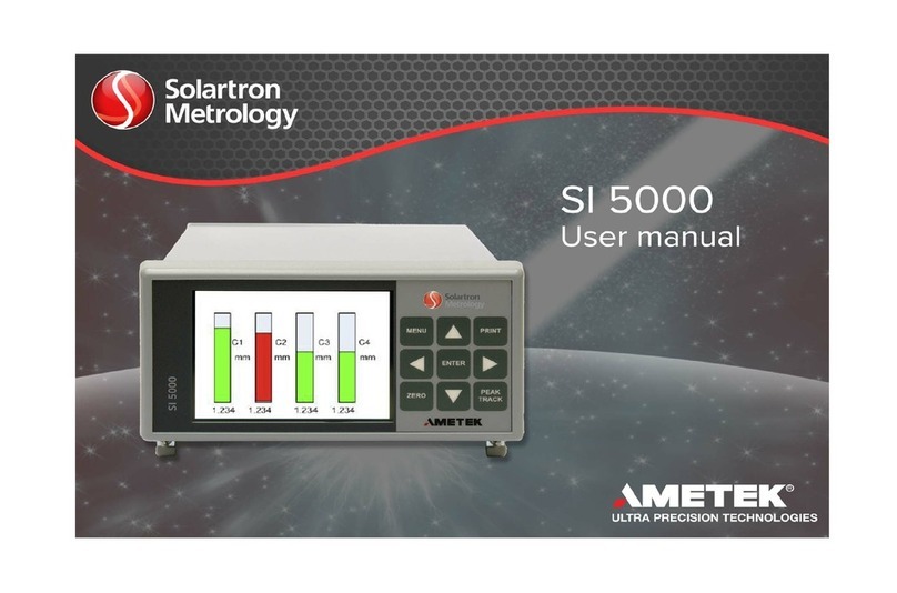 Ametek si 5000 User manual