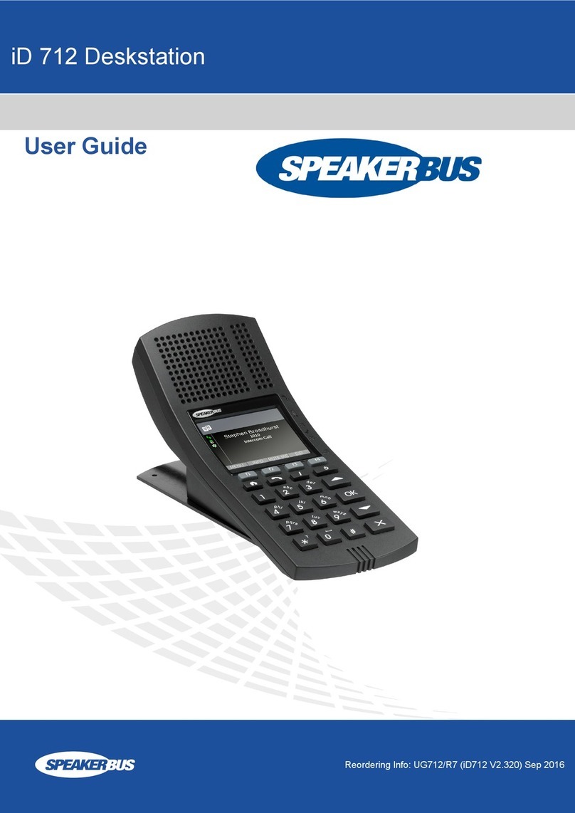 Speakerbus iD 712 User manual