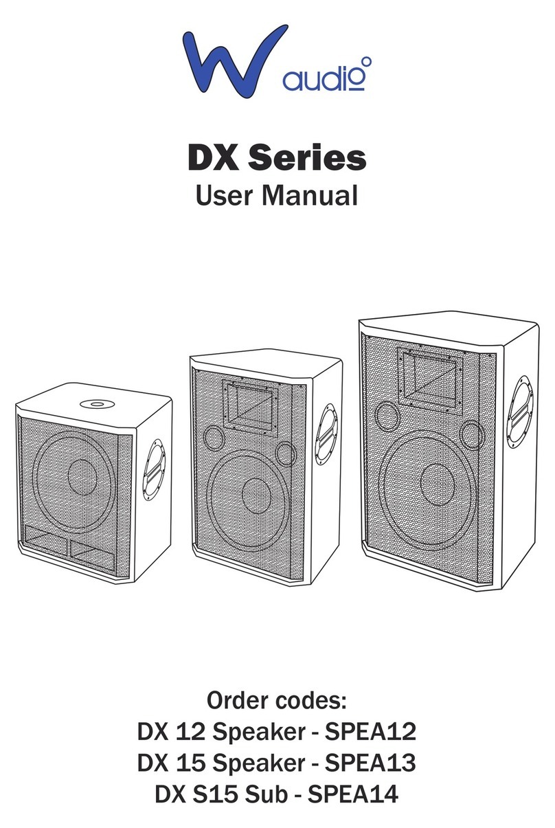 Waudio DX 12 user manual